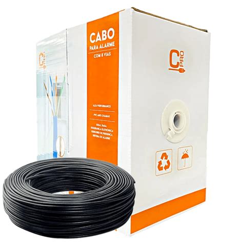 Cabo De Alarme Connect 8 Vias 250 Metros KaBuM