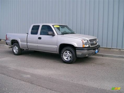 2004 Silver Birch Metallic Chevrolet Silverado 1500 Z71 Extended Cab 4x4 1085855