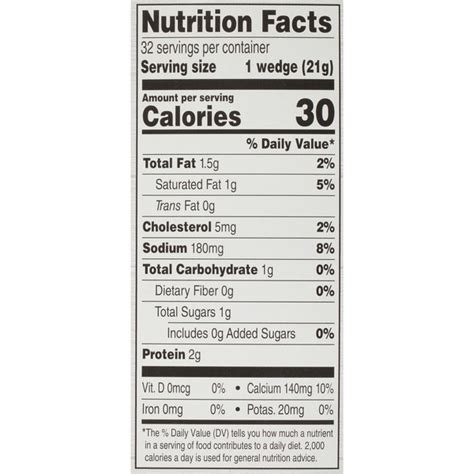 30 Laughing Cow Cheese Nutrition Label Labels Database 2020