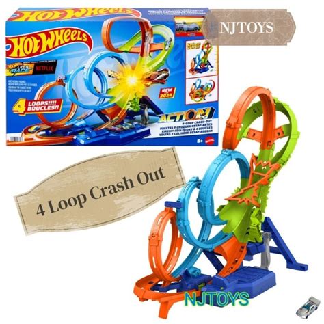 Jual Hot Wheels Track Loop Crash Out Trackset Mainan Trek Mobil Balap Hotwheels Shopee Indonesia