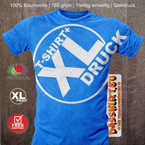 Bedruckte T Shirts T Shirt Druck Siebdruck Beidseitig F