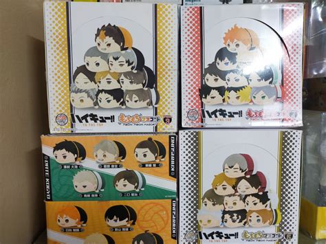 Haikyuu Mochi Mascot Set Vol 1 5 Hobbies Toys Toys Games On