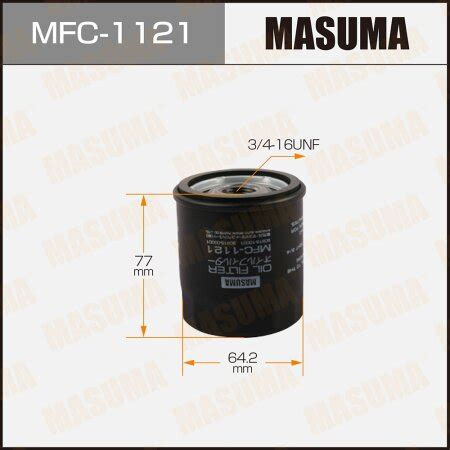 Oil filter Masuma, MFC-1121 | MASUMA — affordable high-quality car and ...