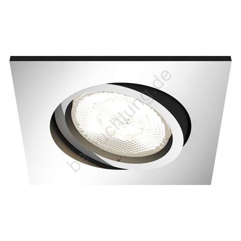 Philips Led Dimmbare Einbauleuchte Shellbark Warmer Lichtschein 1xled