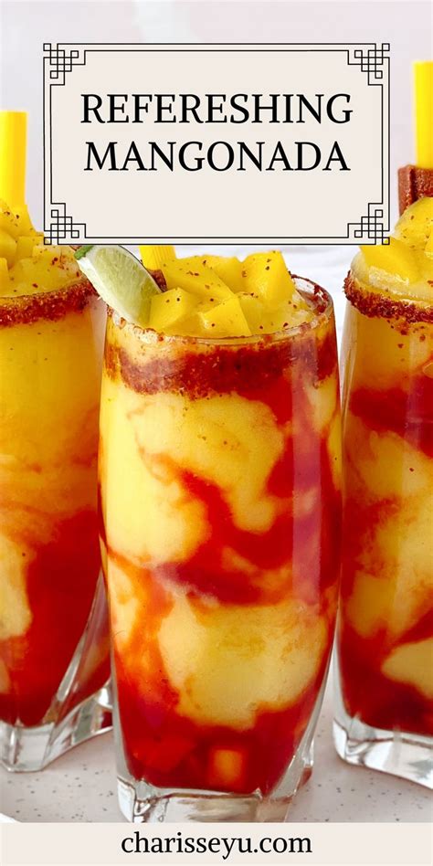 Homemade Mangonada Recipe Mangonada Recipe Mexican Food Recipes