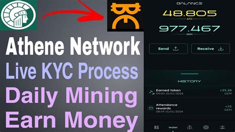 Athene Network App Live Kyc Process Daily Mining And Earn Money In