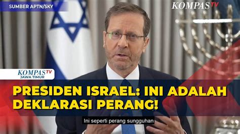 Kecam Keras Agresi Iran Presiden Israel Serangan Udara Sama Dengan