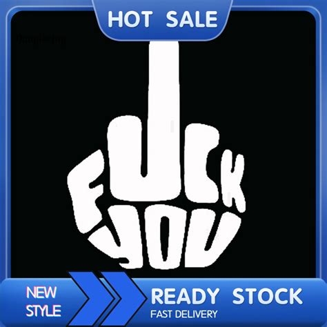 Mi Ng D N Ph N Quang In Ch Fuck You Vui Nh N D Ng Trang Tr T Xe T I Shopee Vi T Nam