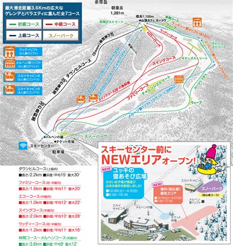 Trail map Sapporo Kokusai – Jozankei Kogen