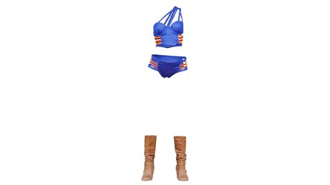 Strap Suit Bikini D Model By Polygonal Miniatures