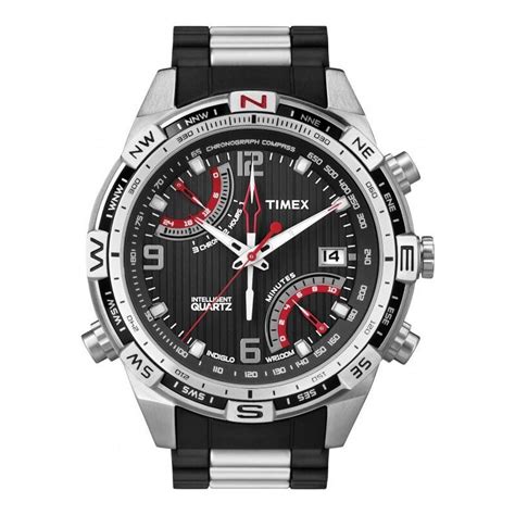 Timex Intelligent Quartz Flyback Chrono Compass T Caract Ristiques