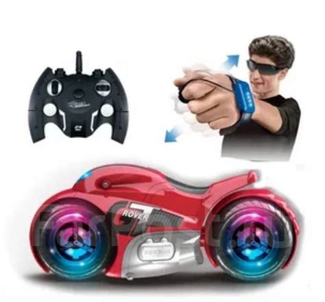 Машинка-мотоцикл перевертыш Moto Hyper на пульт управлении, новый, в ...