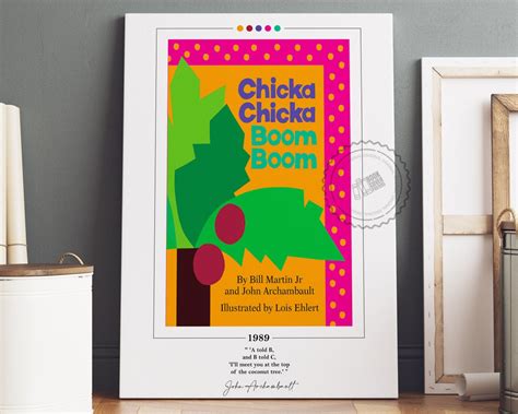 Chicka Chicka Boom Boom Book Cover Poster Chicka Chicka Boom Boom ...