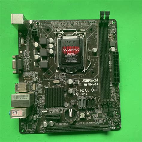 Asrock H81M DGS Motherboard Intel H81 Socket Lga 1150 DDR3 16GB Matx