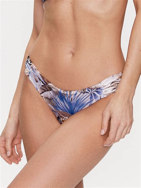 Guess Dół od bikini E3GO14 MC04R Niebieski Modivo pl