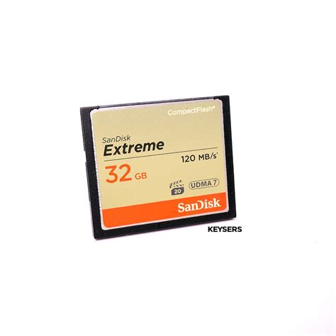 Used Gb Sandisk Extreme Cf Memory Card Mb S Keysers