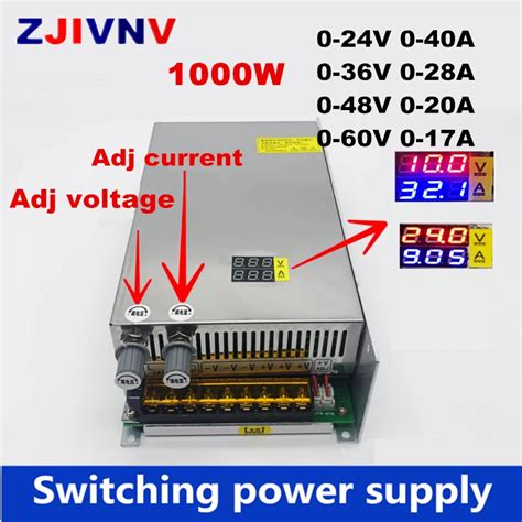 W Digital Display Switching Power Supply Adjustable Voltage And