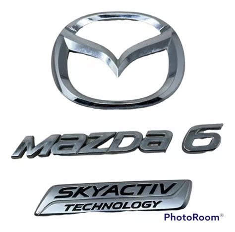 Emblemas De Cajuela Mazda 6 14 17 Uso Original 3 Pzs Meses Sin Intereses