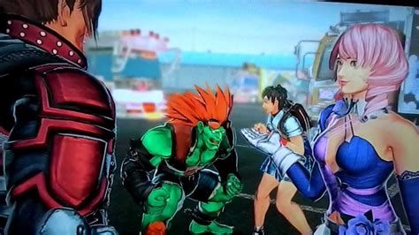 Street Fighter X Tekken Sakura And Blanka Rival Battle English