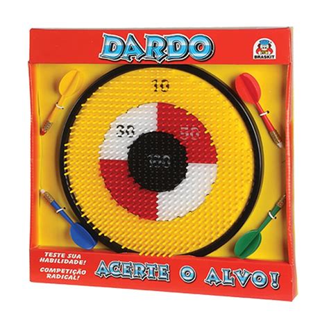Acerte O Alvo Jogo - Jogo de Dardo Infantil - Acerte o Alvo - Braskit
