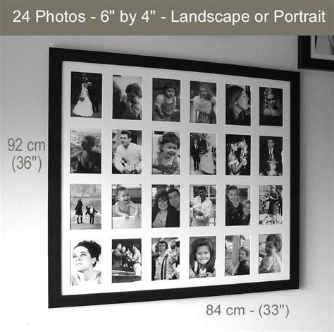 Multi Aperture Memories Frame Black Or White Various Sizes