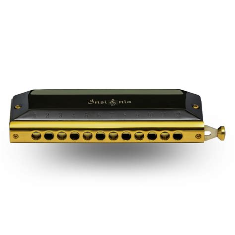 Buy Insignia Chromatic Harmonica, 12 Hole - Black Online - Supraa ...