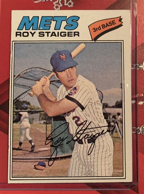 Topps Roy Staiger New York Mets Ebay