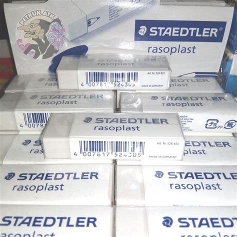 Jual PCS PENGHAPUS PENSIL STAEDTLER B20 PUTIH RASOPLAST BESAR