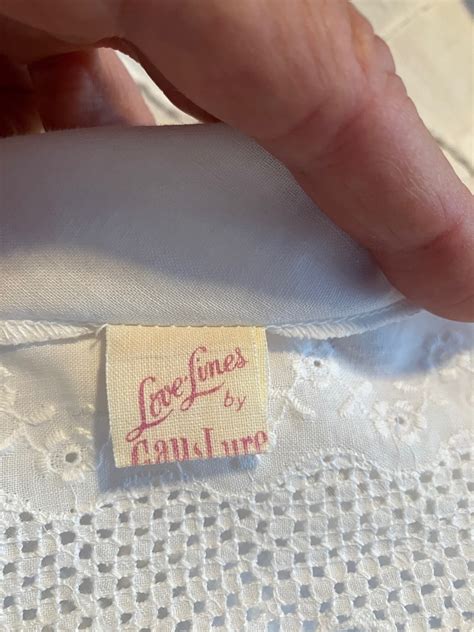 Vintage Gay Lure S S Slip Size Small Washed Ready To Wear Description Located After