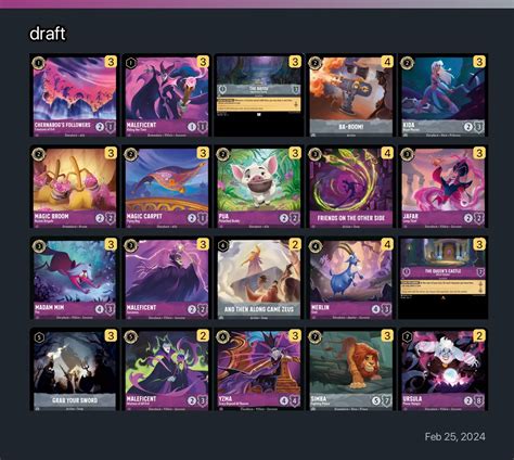 draft Lorcana Deck • Lorcana.GG