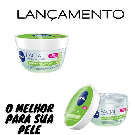 Creme Nivea Hidratante FACIAL EM GEL Para Pele Oleosa ácido