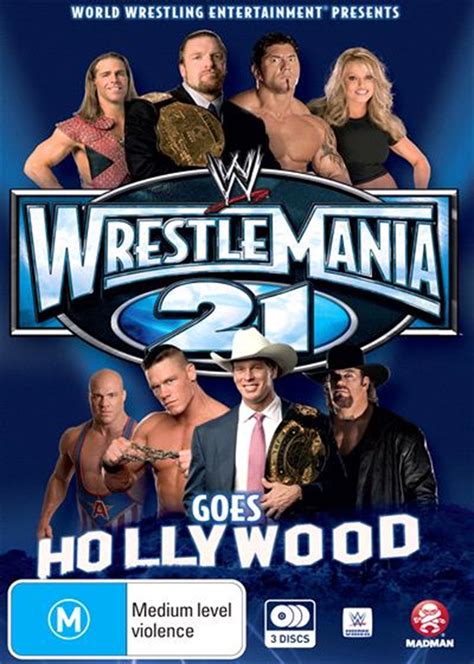 Buy WWE Wrestle Mania 21 On DVD Sanity