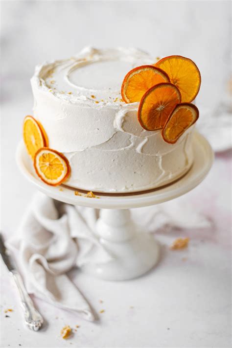 High Altitude Orange Cake With Dried Orange Slices Curly Girl Kitchen