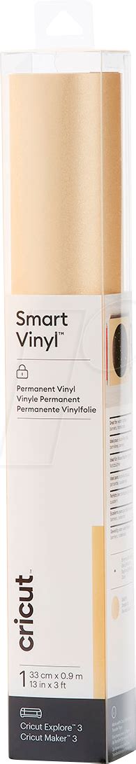 Cricut Vinylfolie X Cm Permanent Shimmer Gold Bei