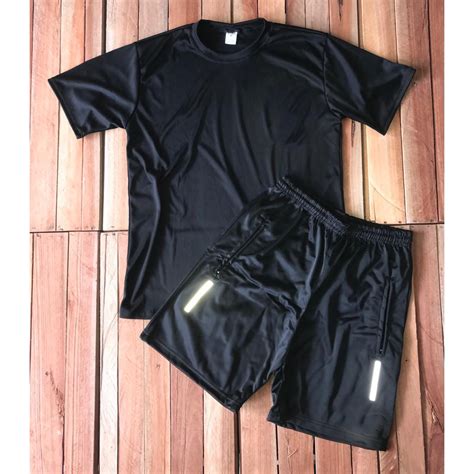 Kit Masculino De Verão Camisa Bermuda Refletiva Ideal Para Treinar