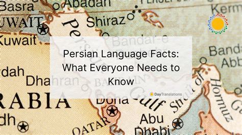 Persian Language Facts: What Everyone Needs to Know