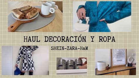 Haul Moda Y Decoraci N Shein H M Zara Febrero Youtube