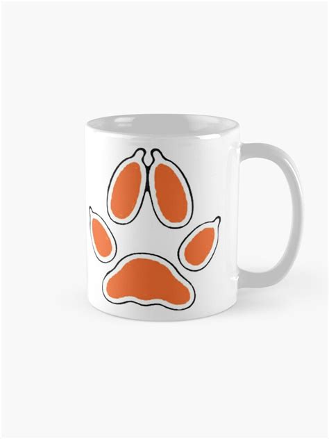 Fox Paw Print Coffee Mug For Sale By Sonofmcted Redbubble