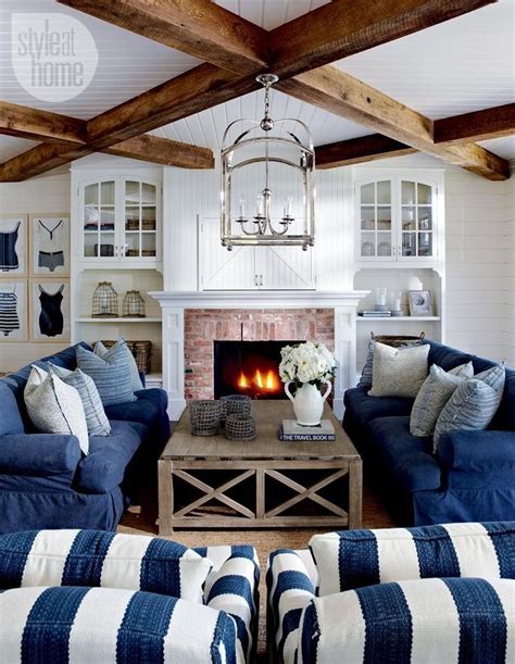 27 Navy Living Room Design Ideas Decoration Love