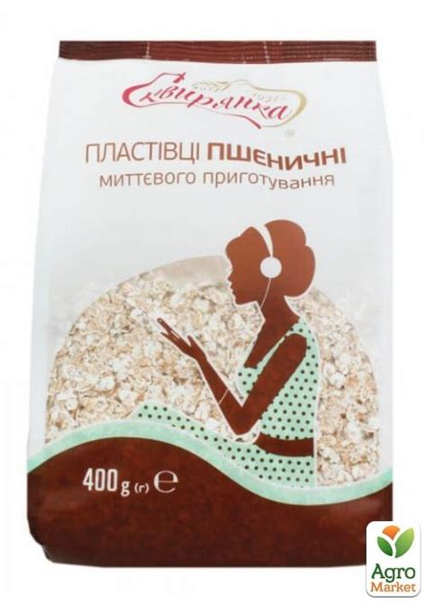 Хлопья пшеничные "Сквирянка" мгновенного приготовления 400г купить ...