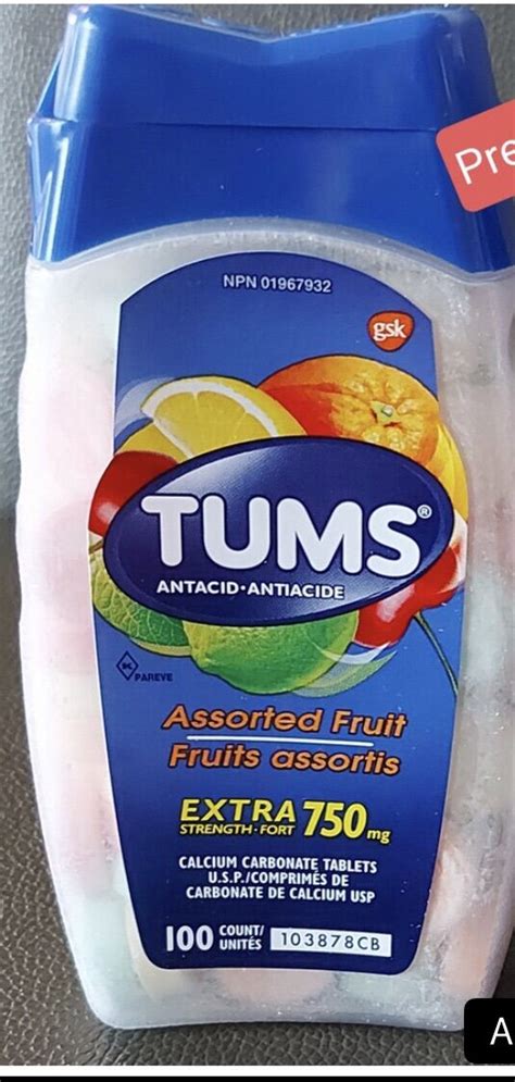 Tums antacid 100 tablets 750mg | Lazada PH