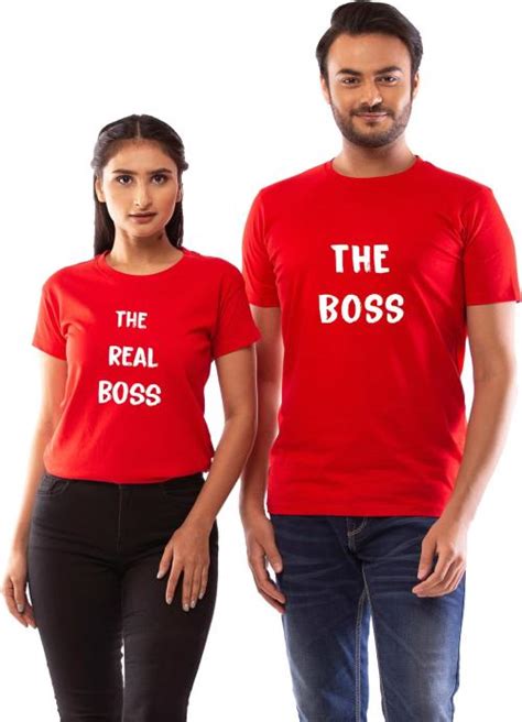 Buy Lappen Fashion Men And Women Red Typography Pure Cotton Pack Of 2