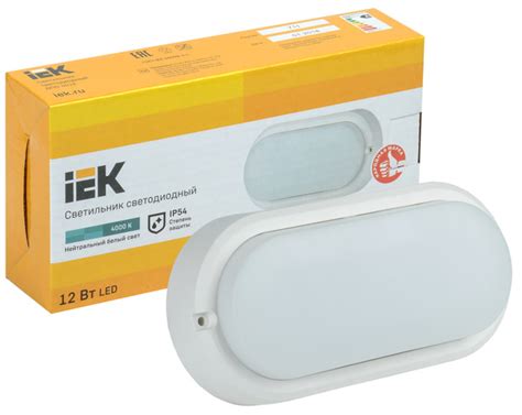 Настенный светильник IEK ДПО 4012, LED купить по выгодным ценам в ...