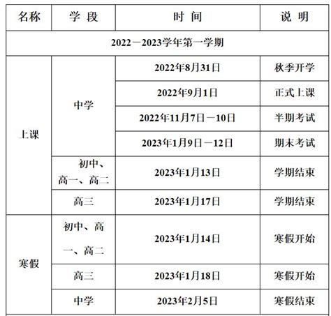 开学、寒暑假时间定了福州初中、高中最新校历出炉 海西房产网