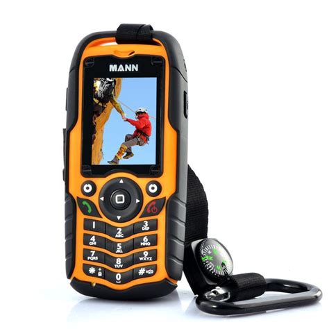 Mann Zug 1 Rugged Quad Band Gsm Phone Orange Dual Sim Ip67