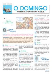 De Janeiro Domingo Do Tempo Comum Paulus Editora