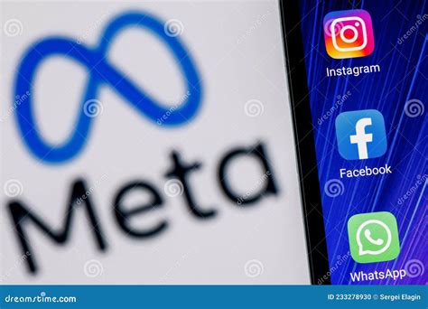 Facebook Changes Its Name To Meta Smartphone With Meta Logo On The