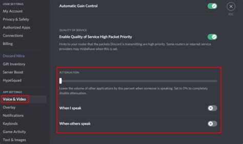 Discord Comment Activer Latténuation De La Voix