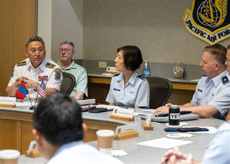 Mongolian Armed Forces Attend Airmen To Airmen Talk At Pacific Air