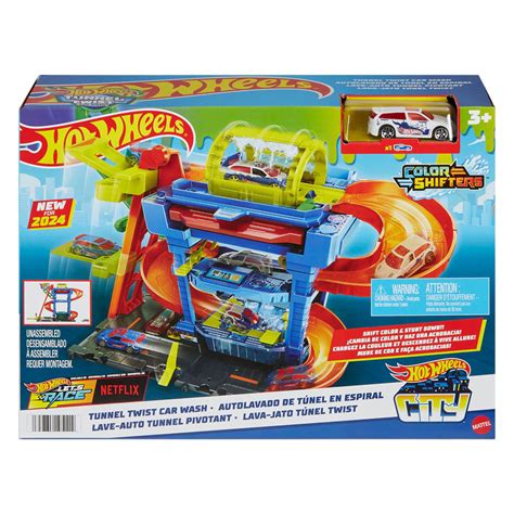 Hot Wheels Tunnel Twist Car Was Speelset Online Lobbes Speelgoed